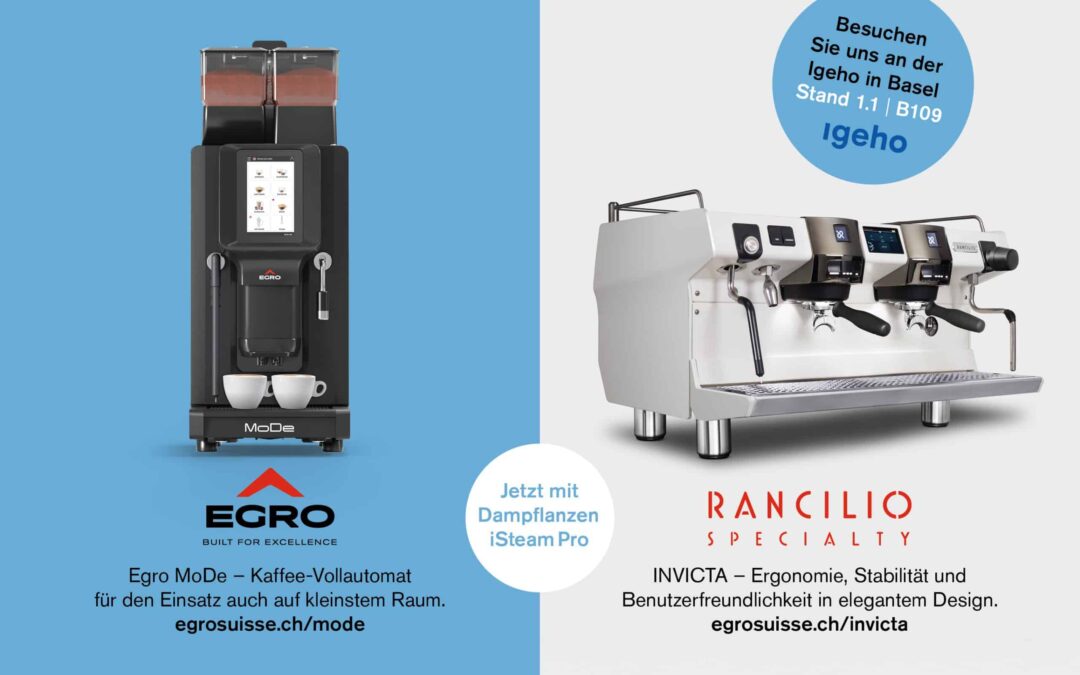 Egro & Rancilio an der Igeho 2025 – Innovationen live erleben